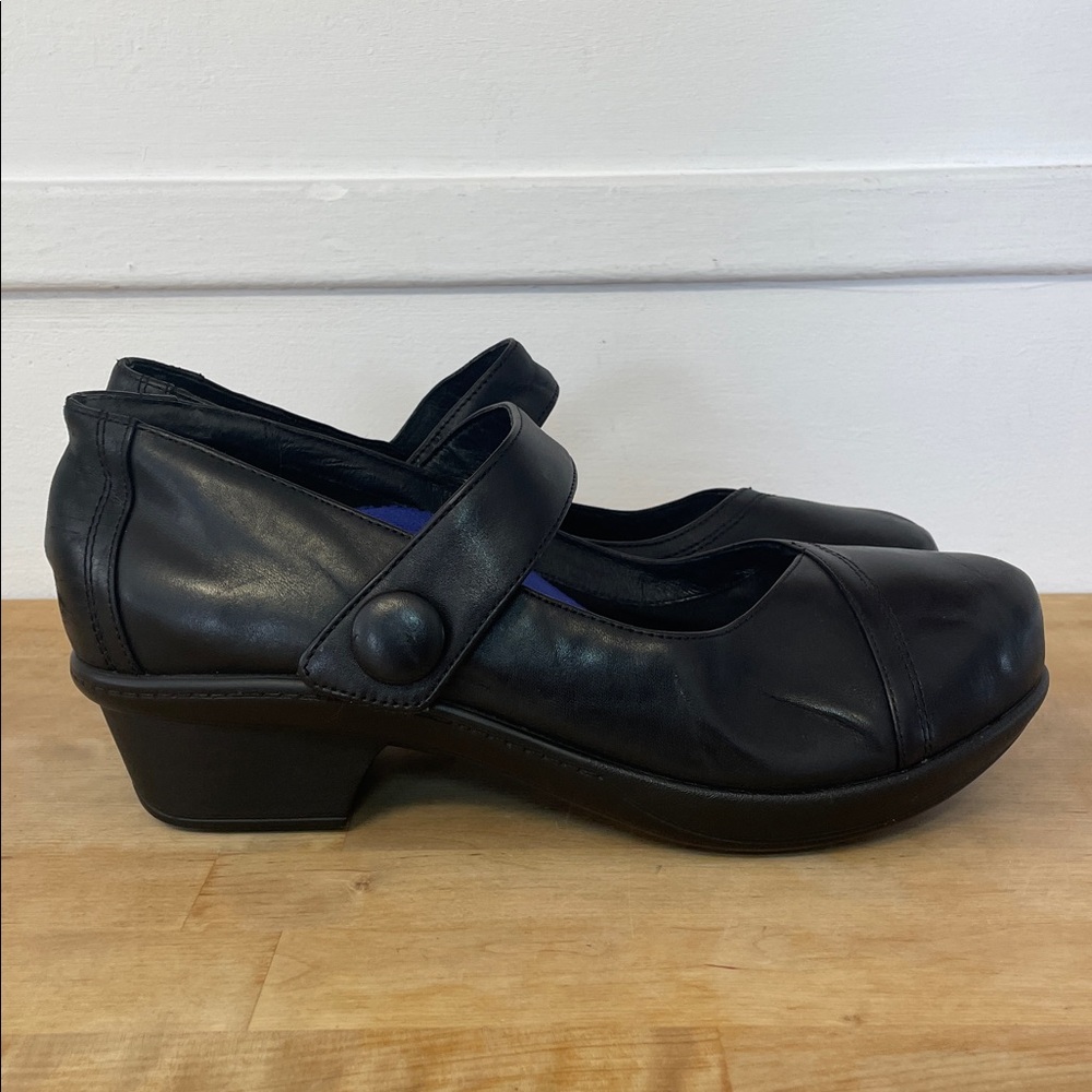 Abeo Cate small heel leather Mary Janes dancing shoes size 10 (fit like 10.5) - Picture 3 of 16